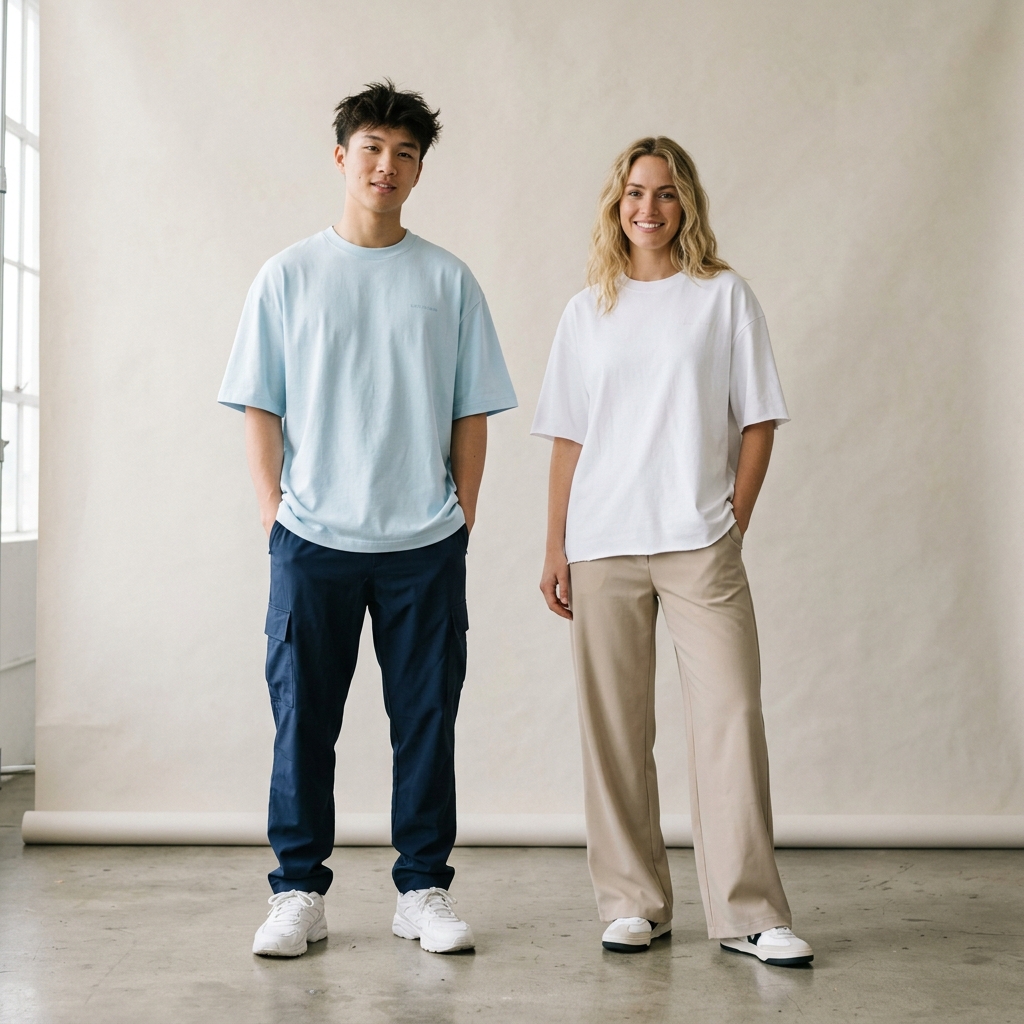 AERO-Breeze Oversized Ice Blue Mist