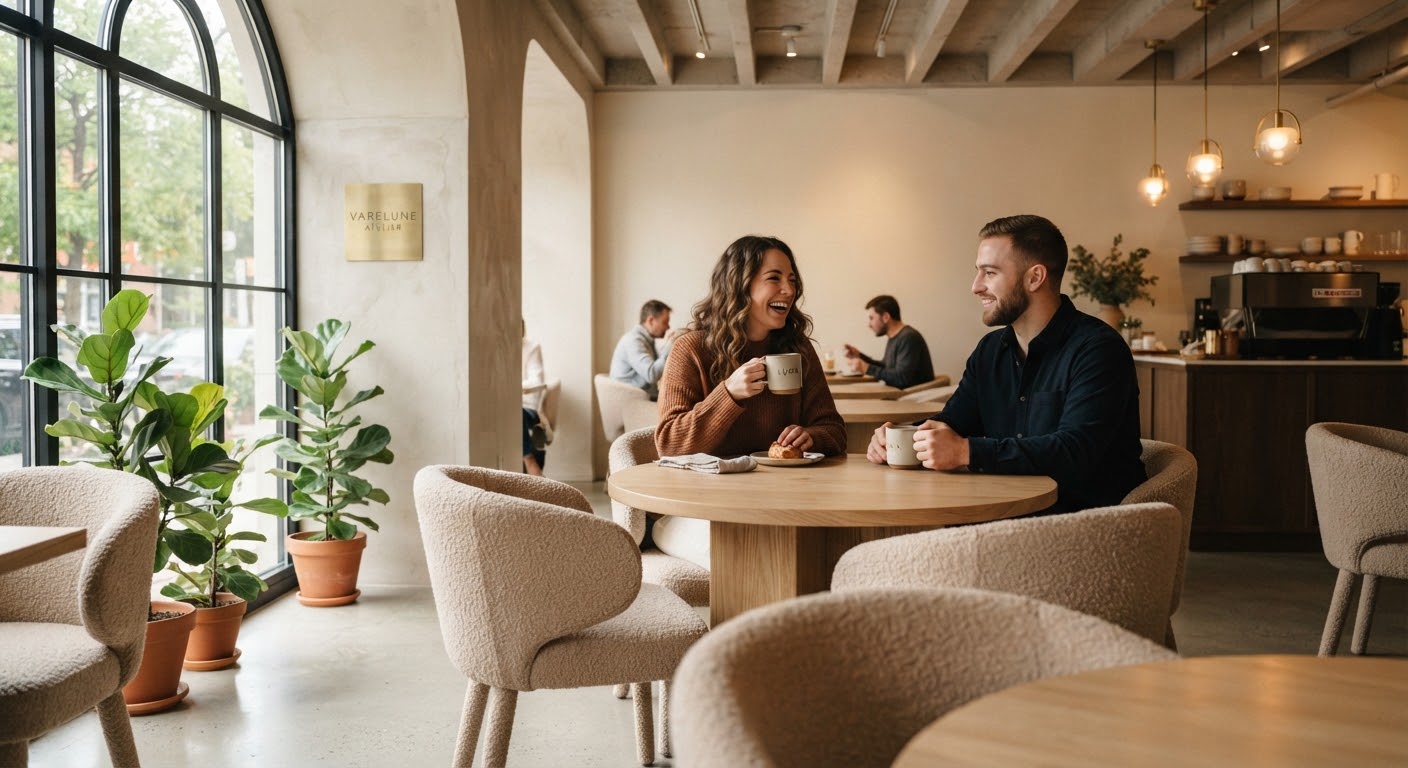 LUMA Cafe cozy hospitality space