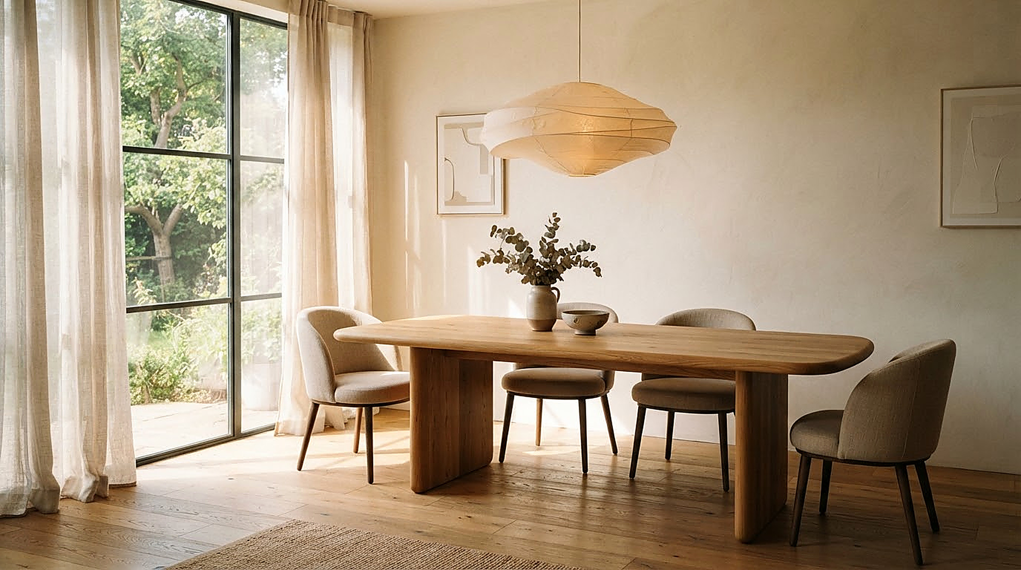 MIRO Oak Table โต๊ะรับประทานอาหารไม้โอ๊ค