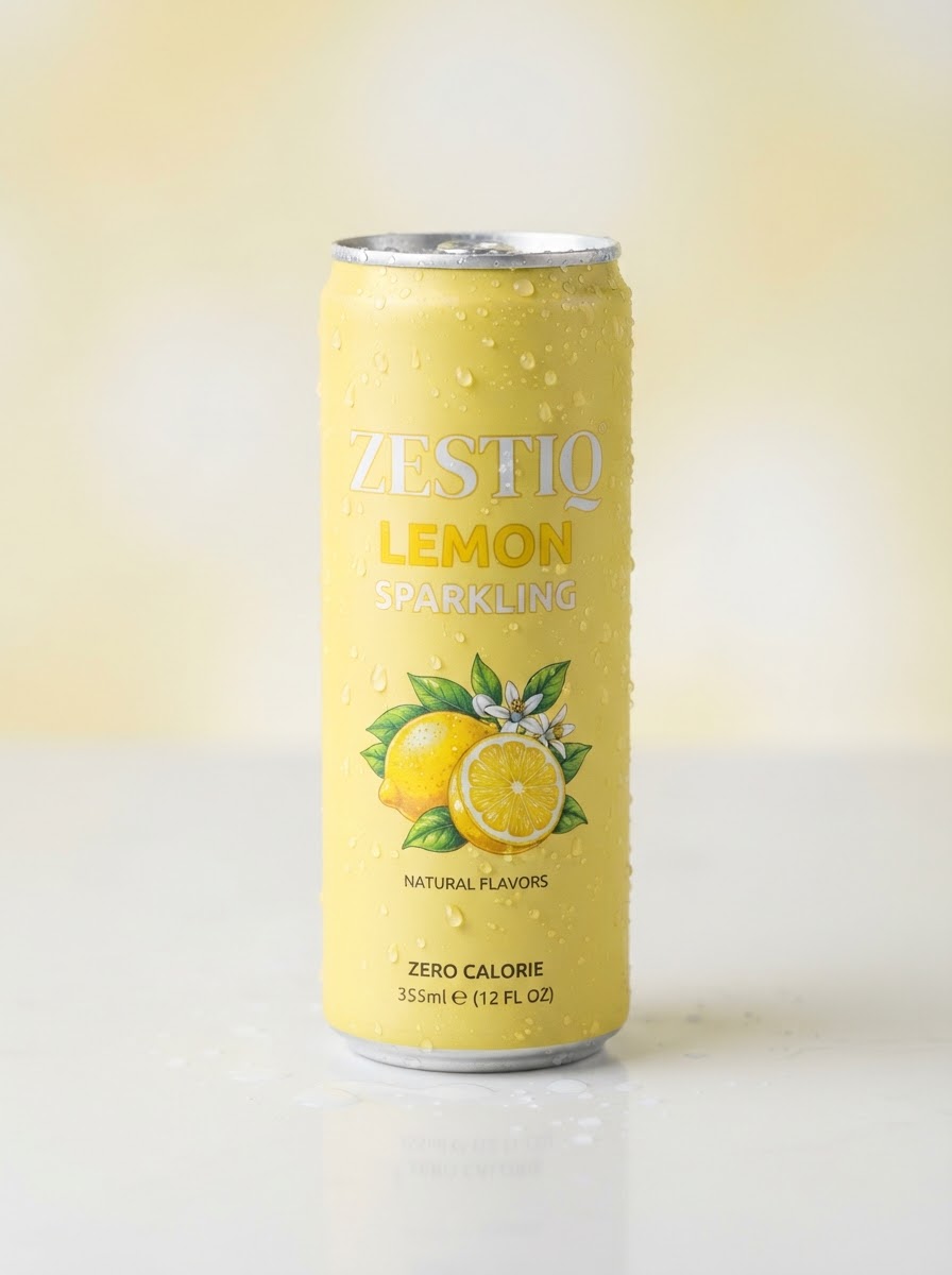 ZESTIQ Sparkling Lemon Can 250ml